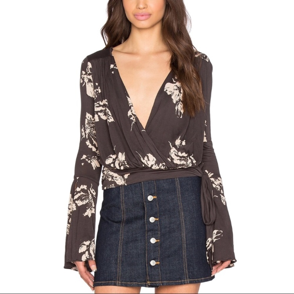 Free People Side-Tie Top
